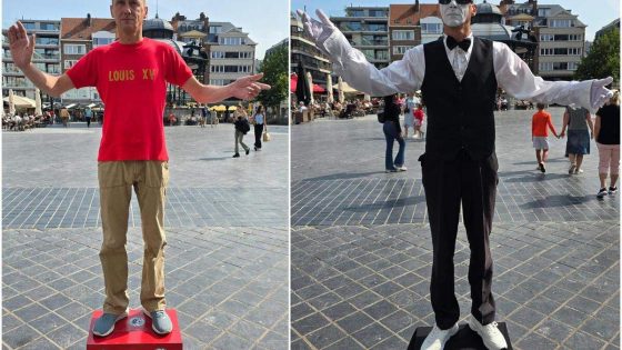 Francis (49) is al 30 jaar mimespeler en verhuisde daarvoor van Brussel naar Oostende: “Ik hoop nog steeds op die grote ontdekking”