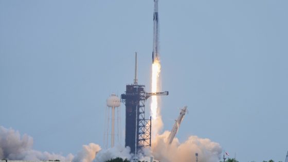 Four astronauts from US, Japan and Russia launch to the space station
