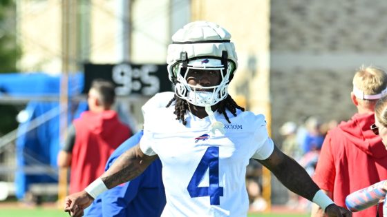 James Cook will practice on Tuesday