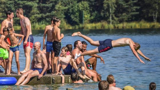 LIVE HITTE IN BELGIË. Warmste dag van de week vandaag met tropische temperaturen tot 35 graden