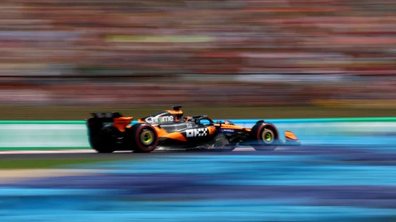 BUDAPEST, HUNGARY - JULY 31: Lando Norris of Great Britain and McLaren looks on during previews