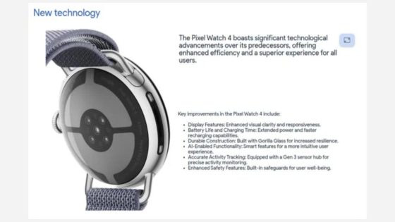Pixel Watch 4 leak gives best look at charging contacts