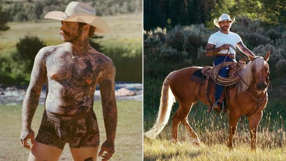 Post Malone Says Modeling in His Underwear for SKIMS Was 'Terrifying'