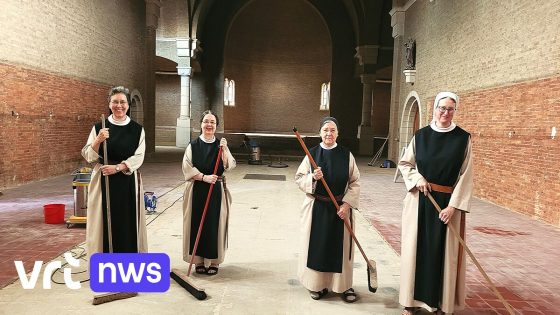Unieke inkijk in gestripte abdijkerk van trappistinnen van Brecht: "Voor het eerst en laatst in originele omvang te zien"