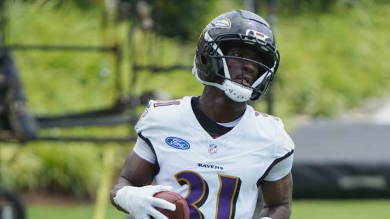 Ravens rookie CB Bilhal Kone carted off with a left knee injury