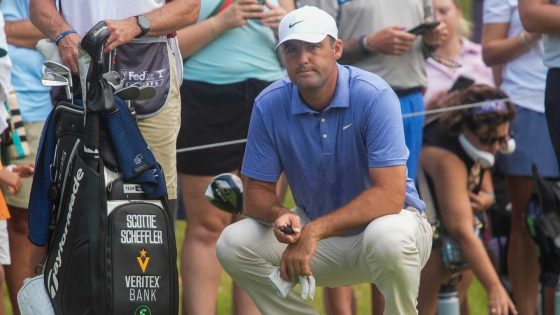 Scottie Scheffler loses temper in Memphis heat, but still in the mix at FedEx St. Jude
