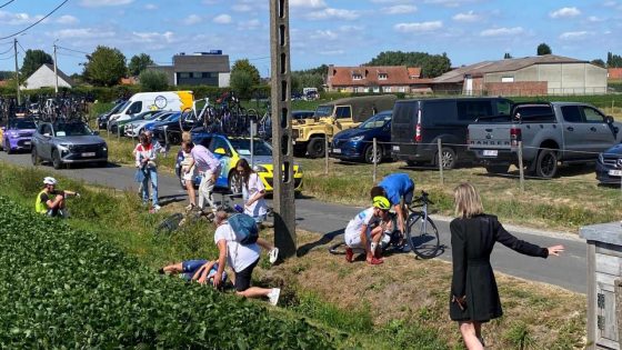 Zwaar ongeval schrikt wielerwedstrijd in Ingelmunster op