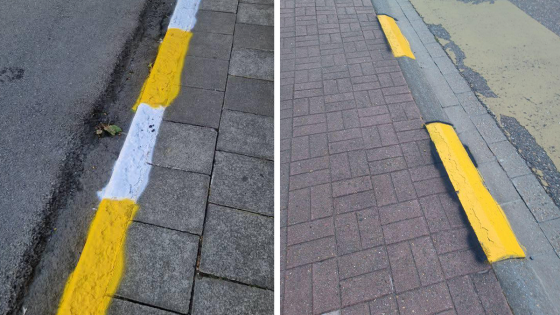 Slordige wegmarkeringen worden plots aangepast: “Misschien heeft inwoner zelf initiatief genomen”
