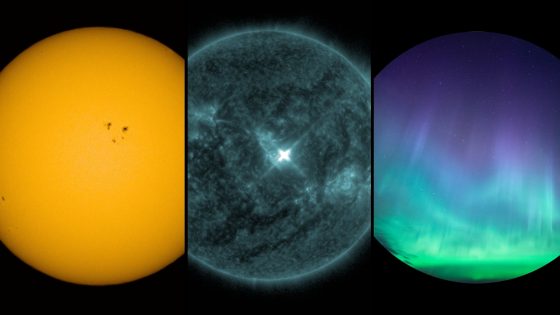 Solar eruption from Earth-facing sunspot could trigger northern lights Aug. 8 (video)