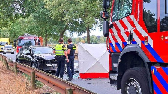 Bij een ernstig verkeersongeval op de N615 in Lieshout is een 73-jarige vrouw overleden.