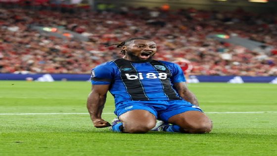 Watch Antoine Semenyo's two goals against against Liverpool on Premier League opening day