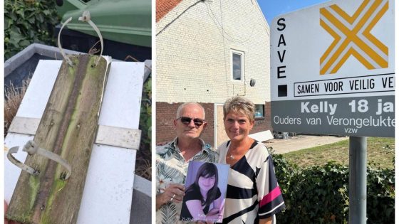 Vandaal knipt foto van verongelukte Kelly door en kiepert die in vuilniscontainer: “Lager kan je niet vallen”
