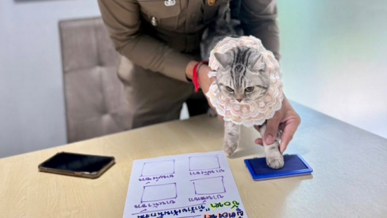 This Cat Was ‘Arrested’ By The Police After Attacking Officers, And Her Mugshot Is Going Viral