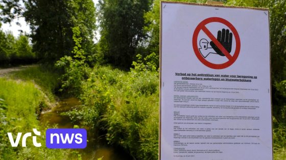 Oppompverbod breidt uit in West-Vlaanderen door aanhoudende droogte, ook nieuwe maatregelen voor scheepvaart
