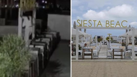 Plots gaat jong meisje lopen met de ‘H’ van Siësta Beach: “Niet de grote schade, maar wel vervelend”