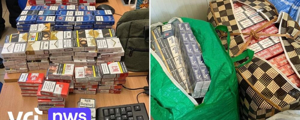 Duizenden pakjes namaaksigaretten in beslag genomen tijdens controleactie in Brussel