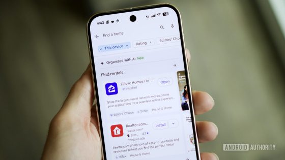 Guided Search result in the Play Store.