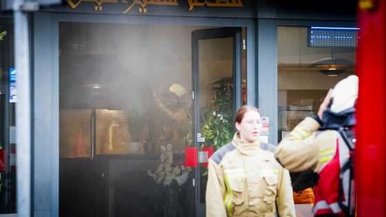 Brand bij pizzeria in binnenstad van Assen