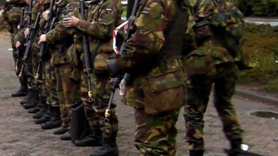 Militaire oefening in en om Dalfsen
