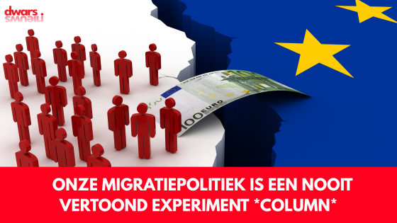 Onze migratiepolitiek is een nooit vertoond experiment. Het kán niet goed aflopen. *column*