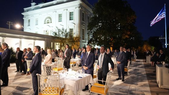 Trump hosts GOP lawmakers at paved 'Rose Garden Club'