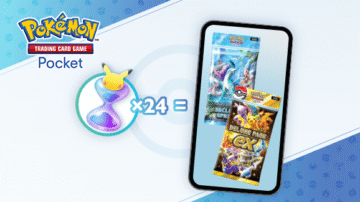 Get 24 Pack Hourglasses by Celebrating Pokémon TCG Pocket in Stores