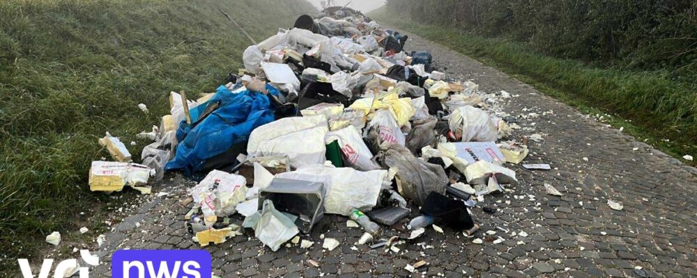 Grote hoop afval gedumpt in Heers: "Het lijkt wel of iemand zijn huis heeft leeggehaald"